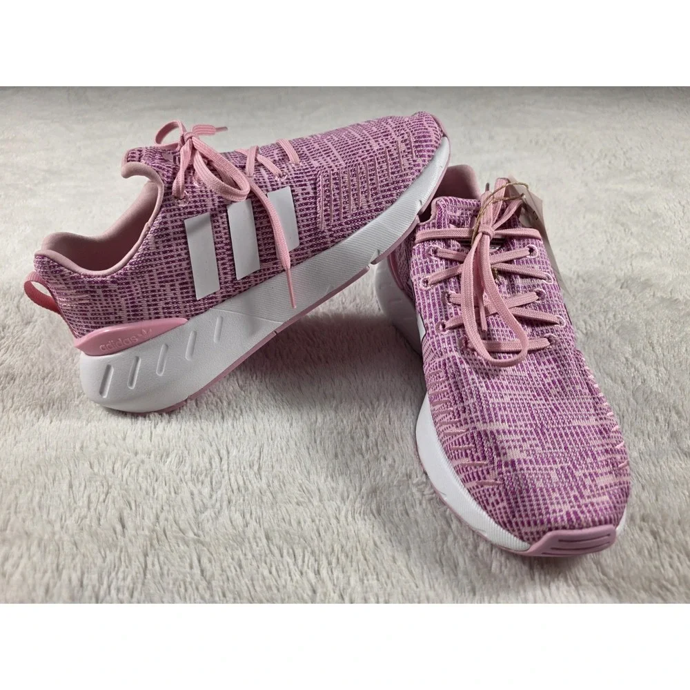 NEW Adidas‎ Swift Run 22 Junior Kids Size 4 Youth Sneaker Unisex Pink Shoe